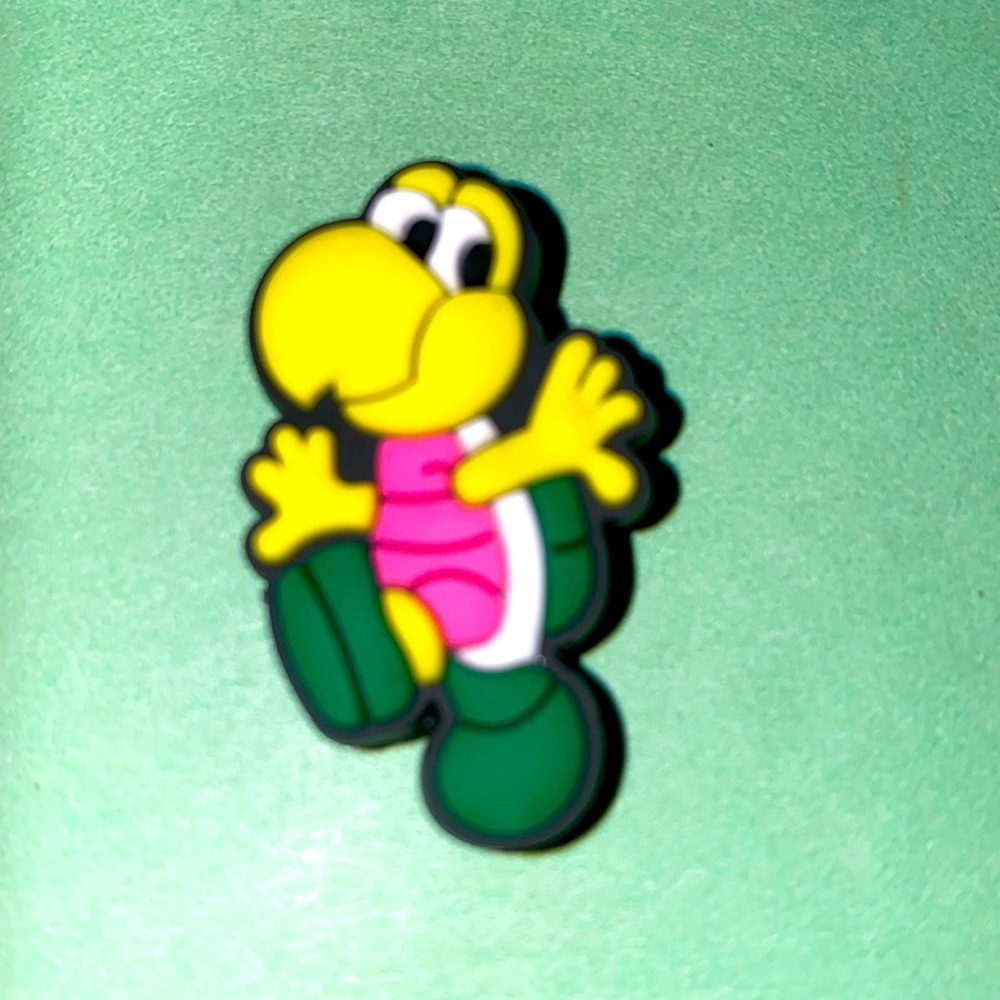 (10 for $15) Koopa Troopa Super Mario Bros Nintendo Croc Shoe Charms